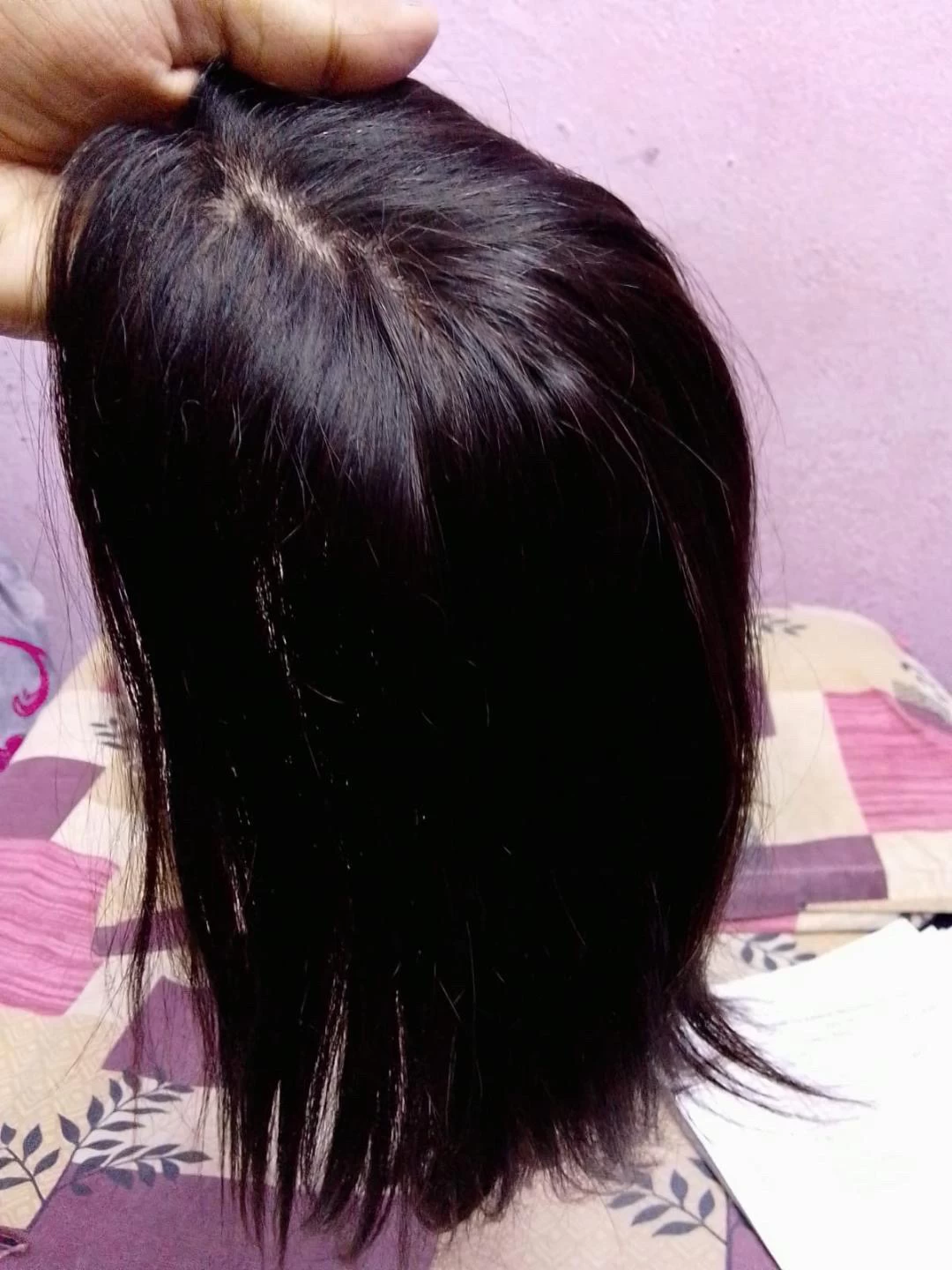 100%human hair topper(keratin)