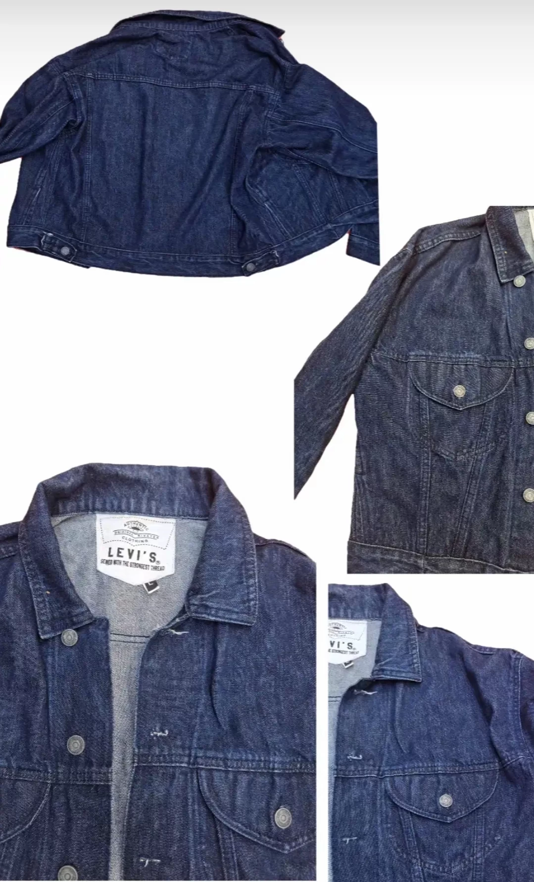 Custom unisex cropped denim jacket