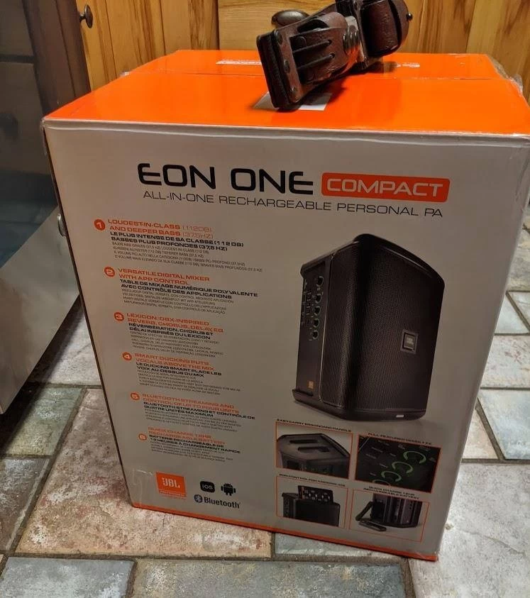 JBL - EON ONE Compact Portable Bluetooth Speaker and PA System - Black