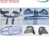 Mercedes 190SL Roadster a set bumpers + full front grille + stone guards
