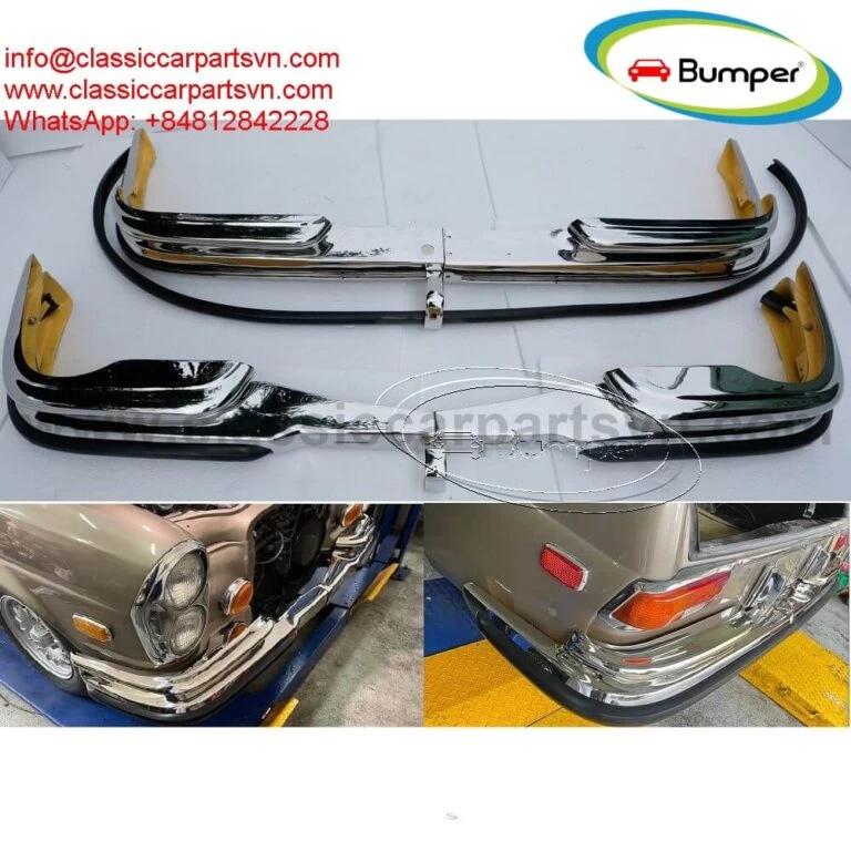 Mercedes W111 W112 280SE 3,5L V8 Cabriolet (1969-1971) bumpers