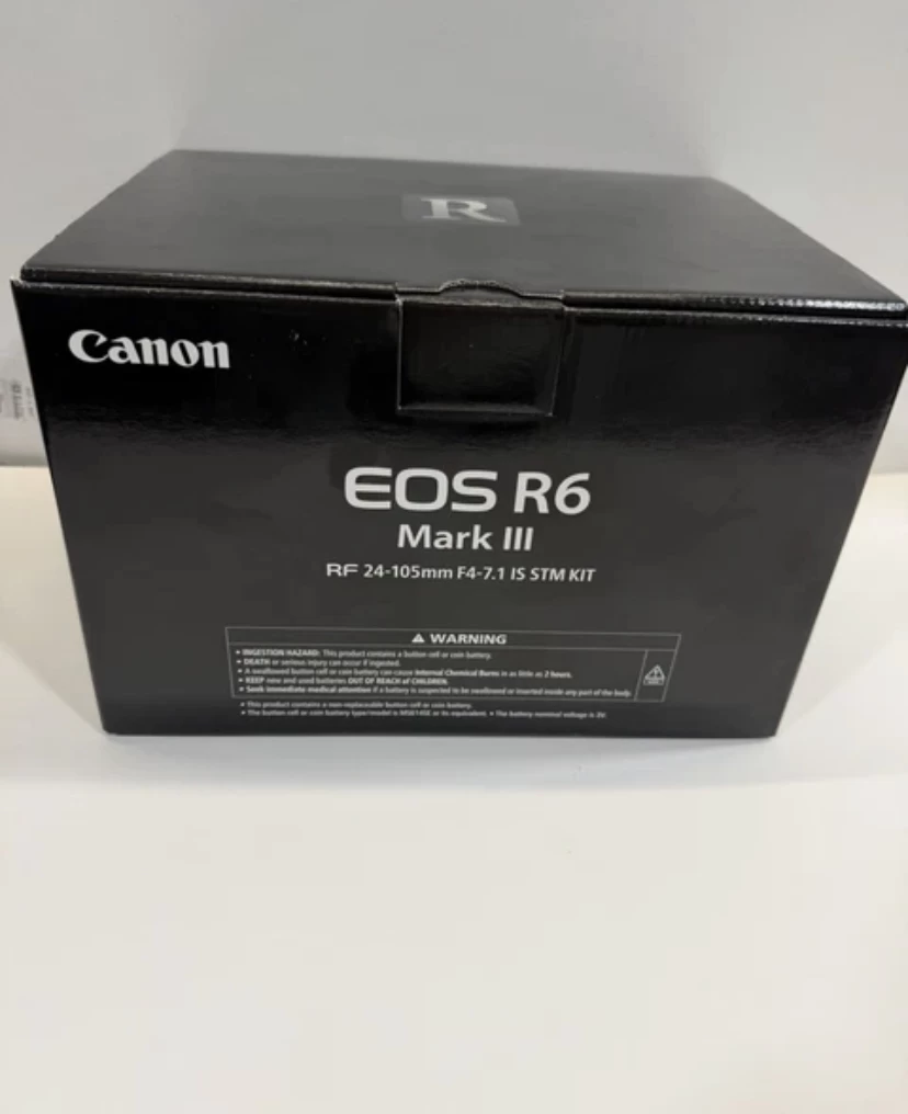 New Sealed Canon EOS R6 Mark III Mirrorless Digital Camera.