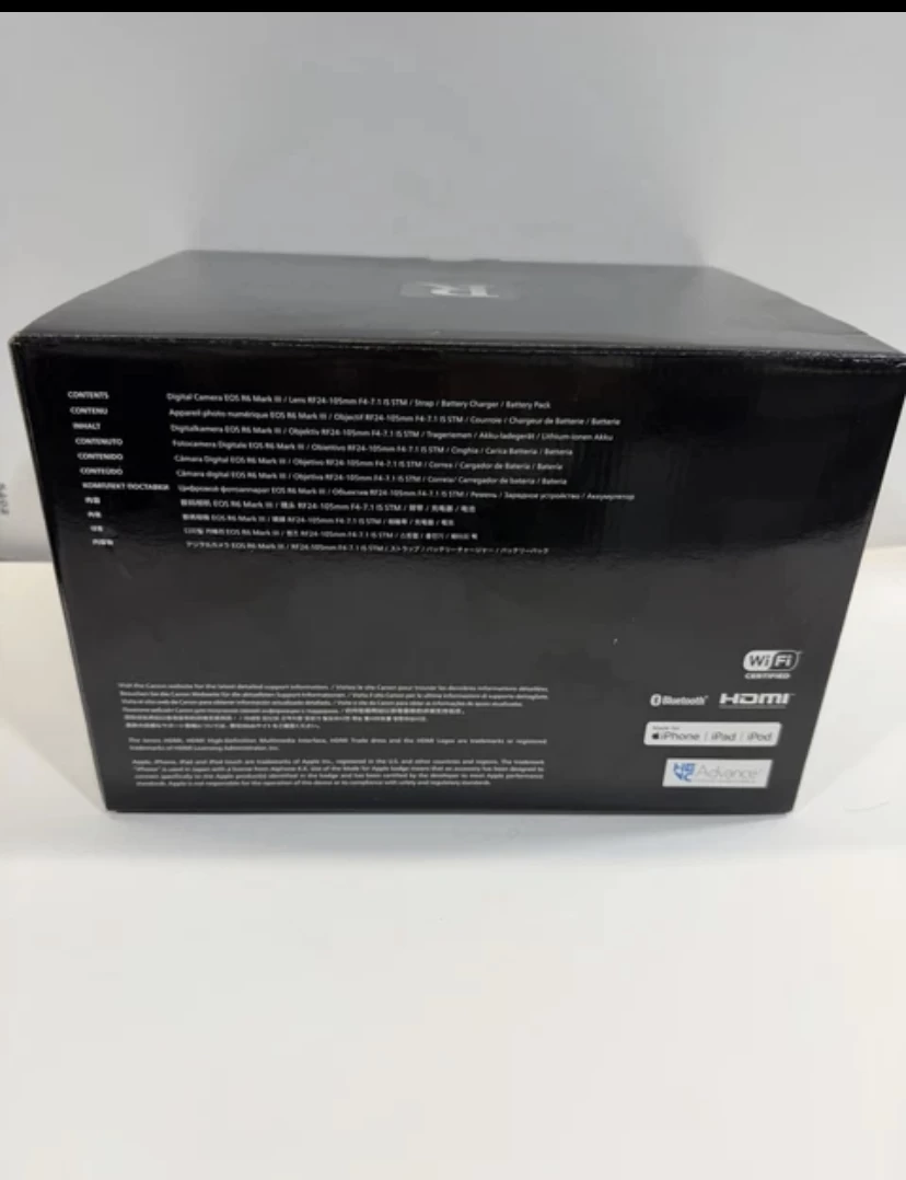 New Sealed Canon EOS R6 Mark III Mirrorless Digital Camera.