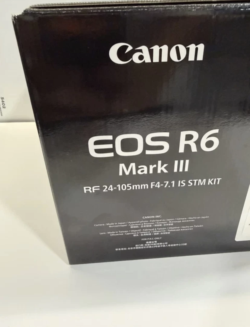 New Sealed Canon EOS R6 Mark III Mirrorless Digital Camera.