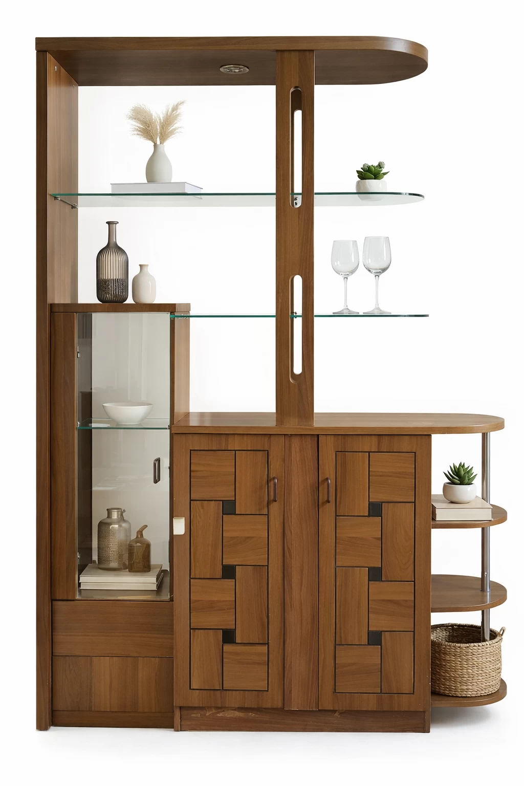 Partition cabinet for room, kitchen or office