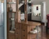 Partition cabinet for room, kitchen or office