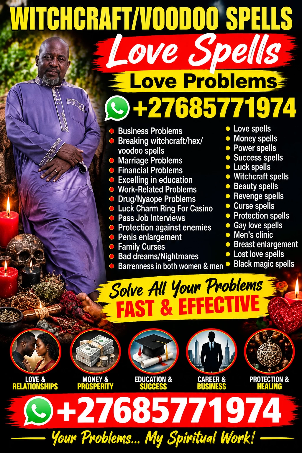 **Powerful Love Spells (+27685771974 ) A traditional Healer / Psychic -Witchcraft spell*** ***caster /*** **SPIRITUAL HEALER**