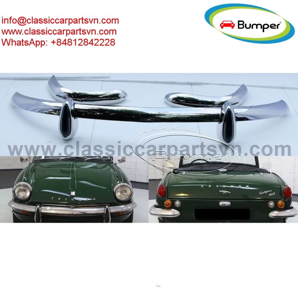 Triumph Spitfire MK3, Triumph GT6 MK2 bumpers