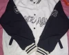 Vintage B&W converse jacket